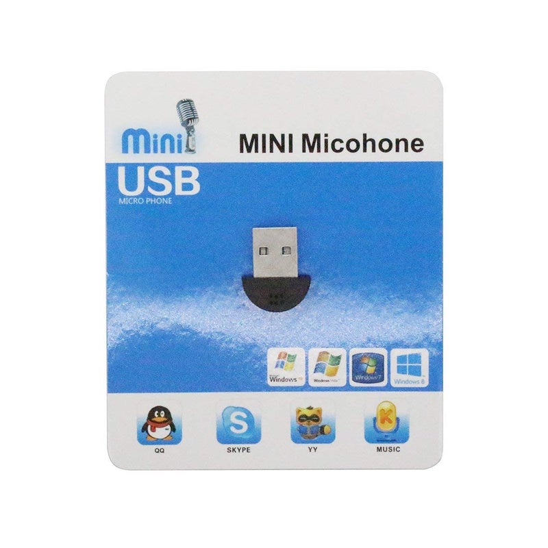 Kinobo Mini USB Microphone for Chat & Skype, Desktop/Laptop PC Mic (Mini Mic) - Image 3